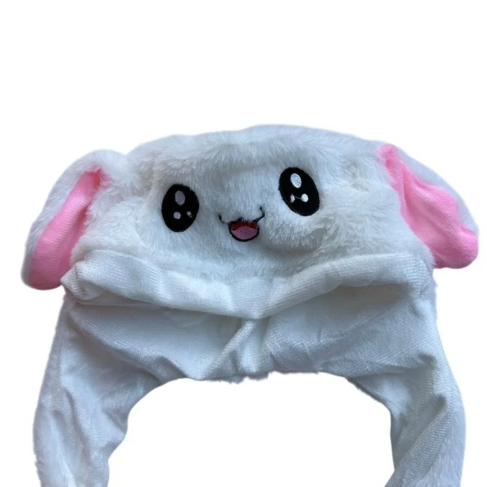 Bunny Hat with Movable Pop Up Ears Light Up